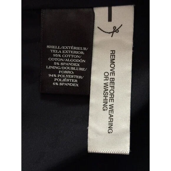 Ann Taylor Dress 16 Floral Cotton Poplin Lined Cottage Wedding Shower Modest Tea - Picture 9 of 14